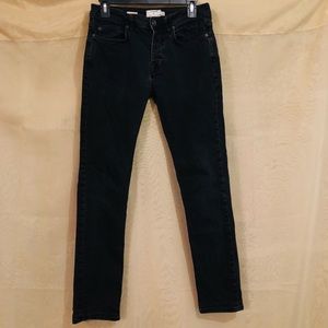 Men’s Topman Black Washed Skinny Jeans